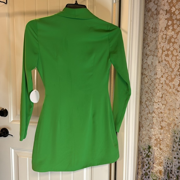 REVOLVE MORE TO COME Halley Blazer Wrap Dress in Green - Picture 7 of 8